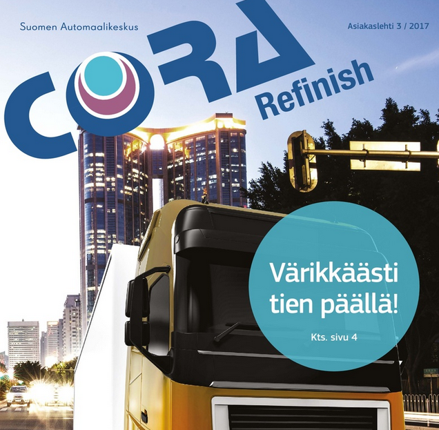 Cora Asiakaslehti 3/2017: Värikkäästi tien päällä!